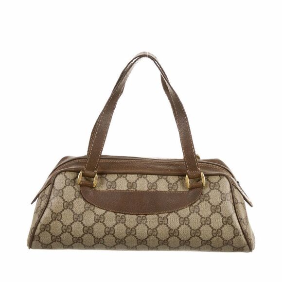 Vintage Gucci canvas and leather bag - Picture 3 of 16